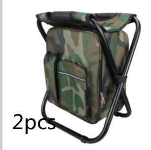 Multifunction Outdoor Folding Chair Ice Cooler Picnic Bags Camping Fishing Stool Backpacking Hunting Rest Chair