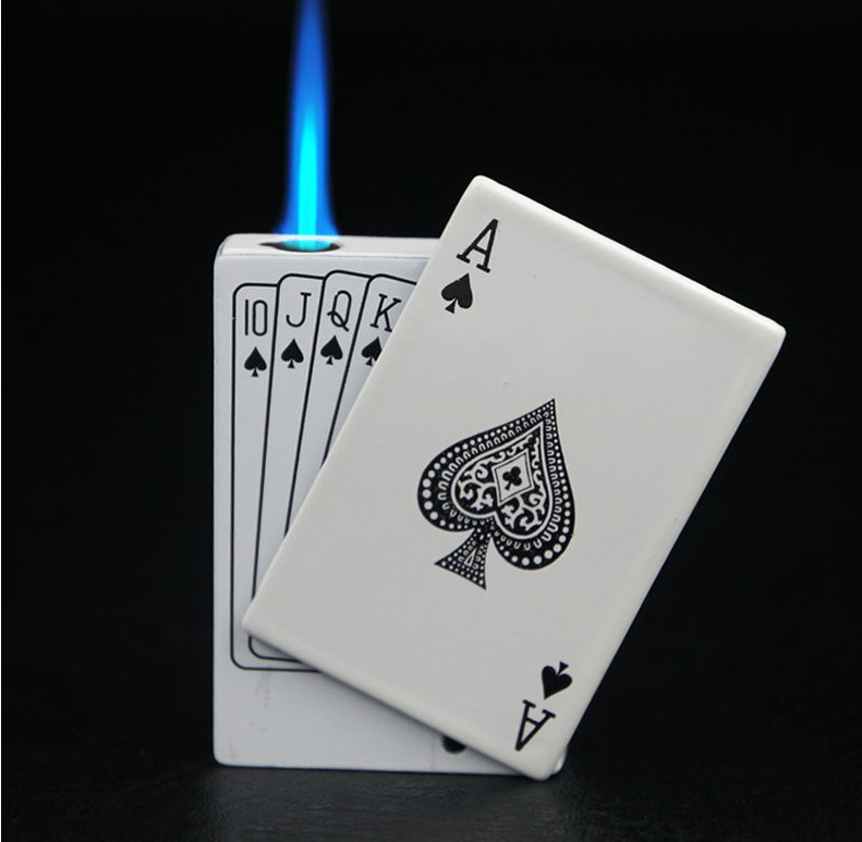 Poker Gas Lighters Poker Lighter Creative Gift Lighter Poker Lighter