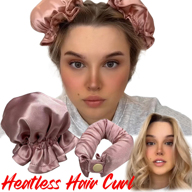 New Heatless Curl Stick With Cloth Cover Cute Ball Head Hair Curler Headband Hair Rollers Wave Form Curling Rod Hair Style Tools