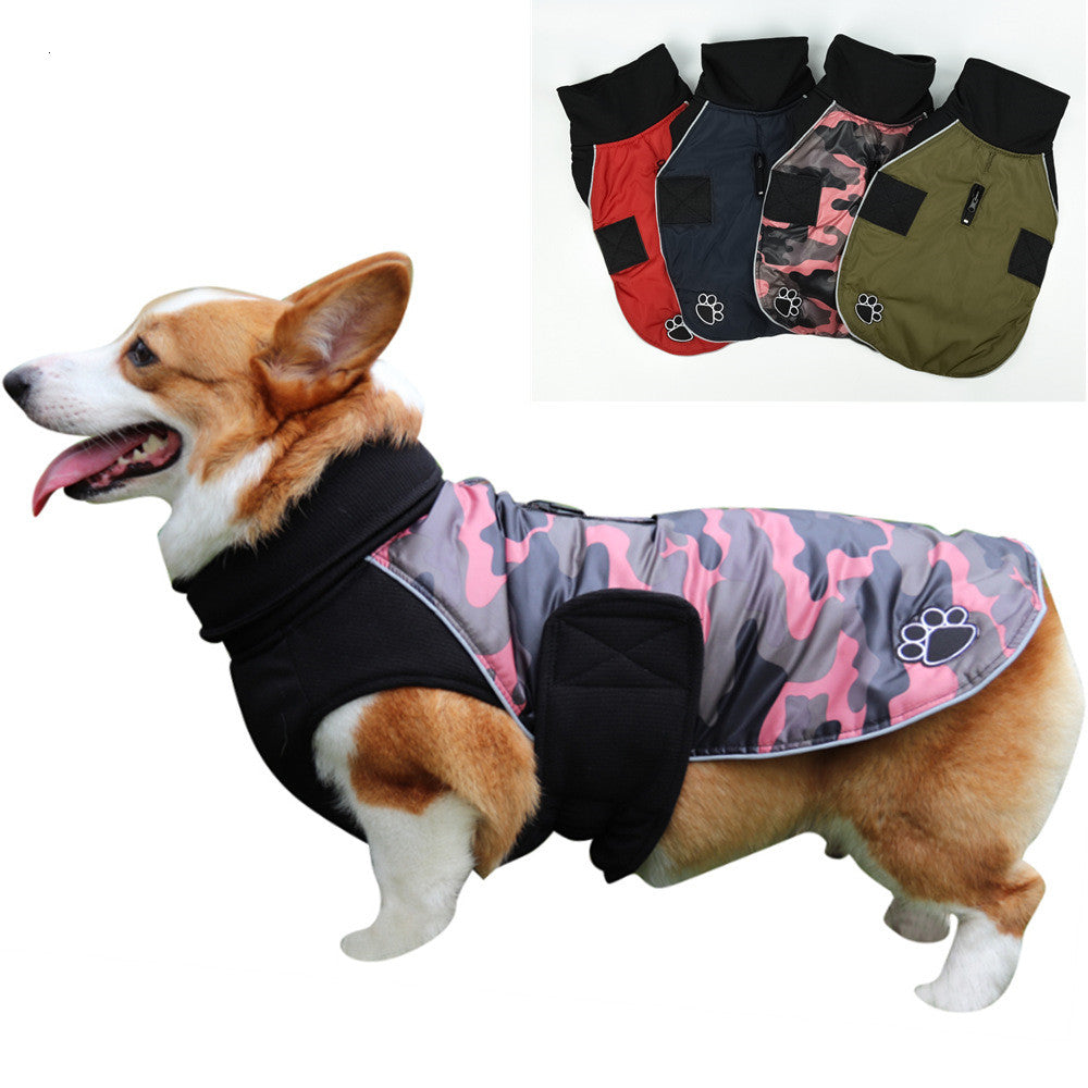 Knitted reversible pet clothes