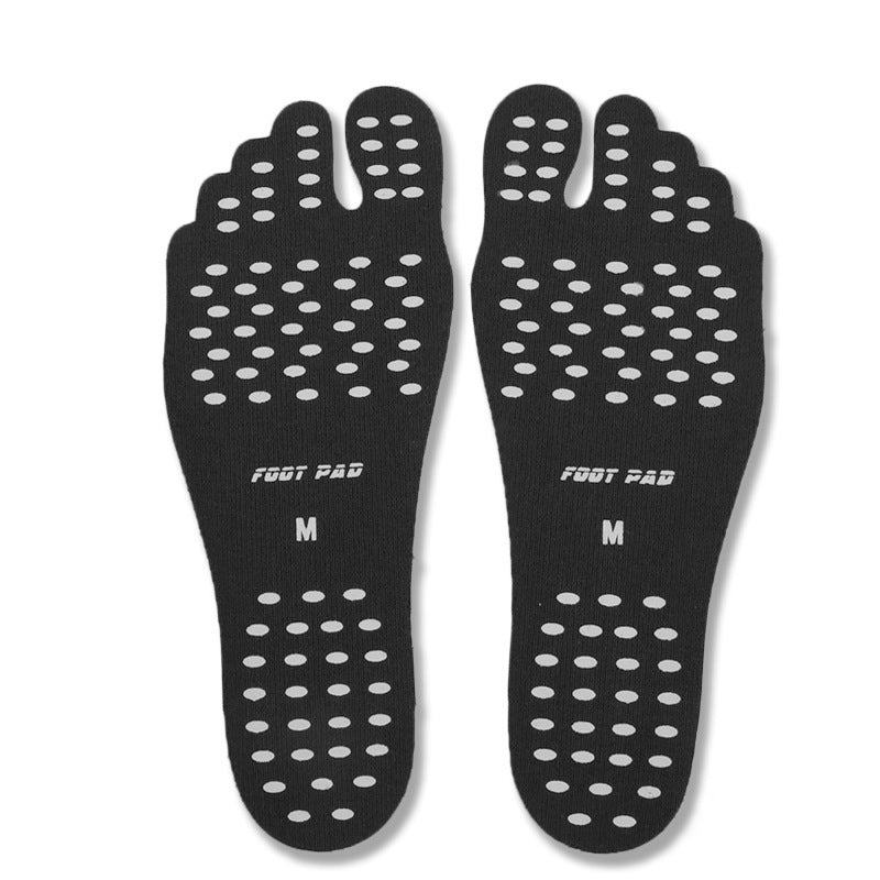 Beach Shoe Invisible Sticker Adhesive Beach Insoles Beach Pads SolesElastic Flexible Pool Barefoot Anti-slip Pads Men Women