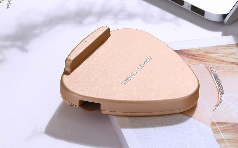 Qi folding mobile phone wireless charger