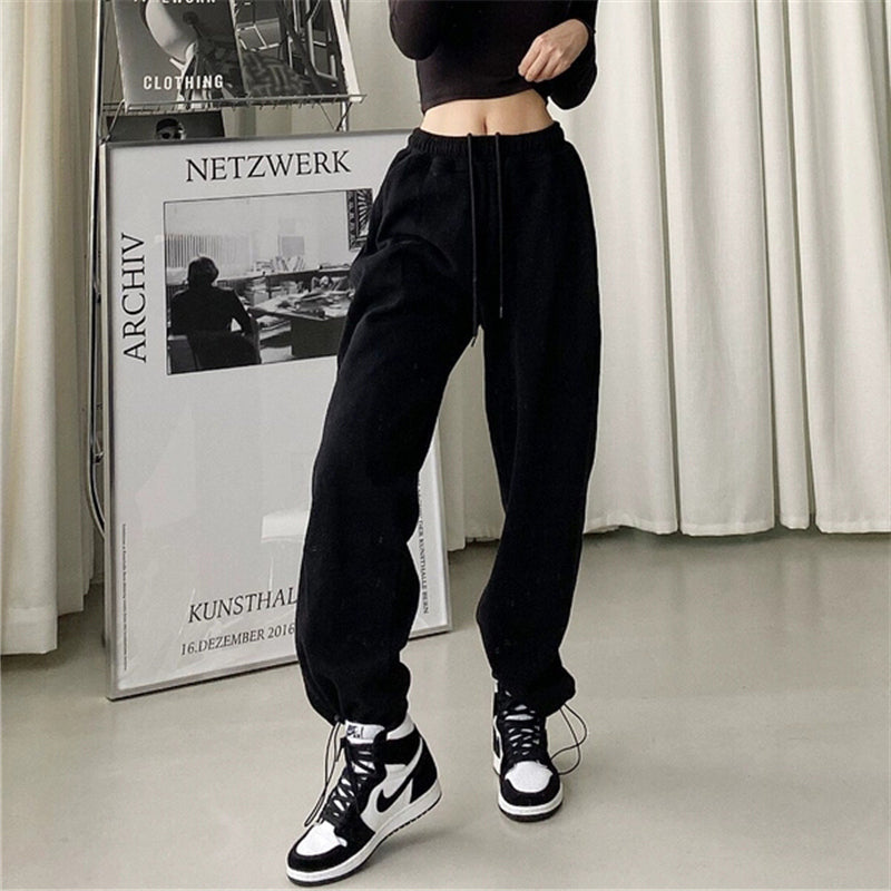 Loose Sweatpants Women's Drawstring Trousers