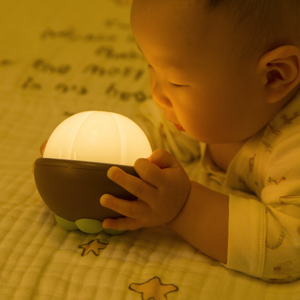 Creative Small Bamboo Night Light With Children Sleeping