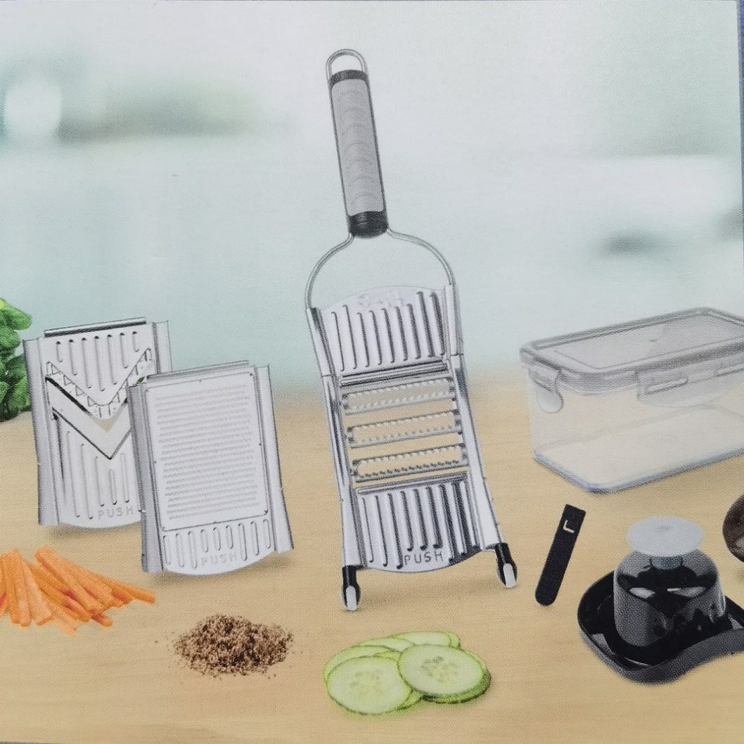 Three Blades Of Stainless Steel Grater Are Replaceable