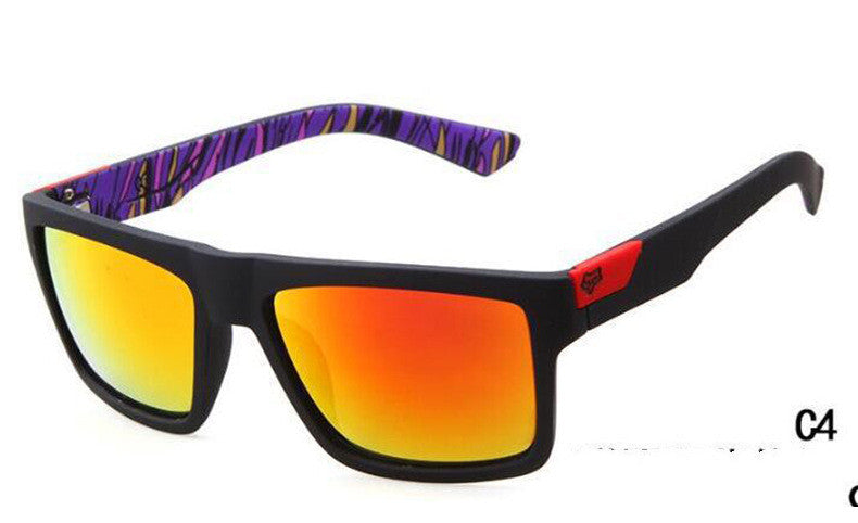 Sunglasses Fox Head Retro Casual Glasses Colorful