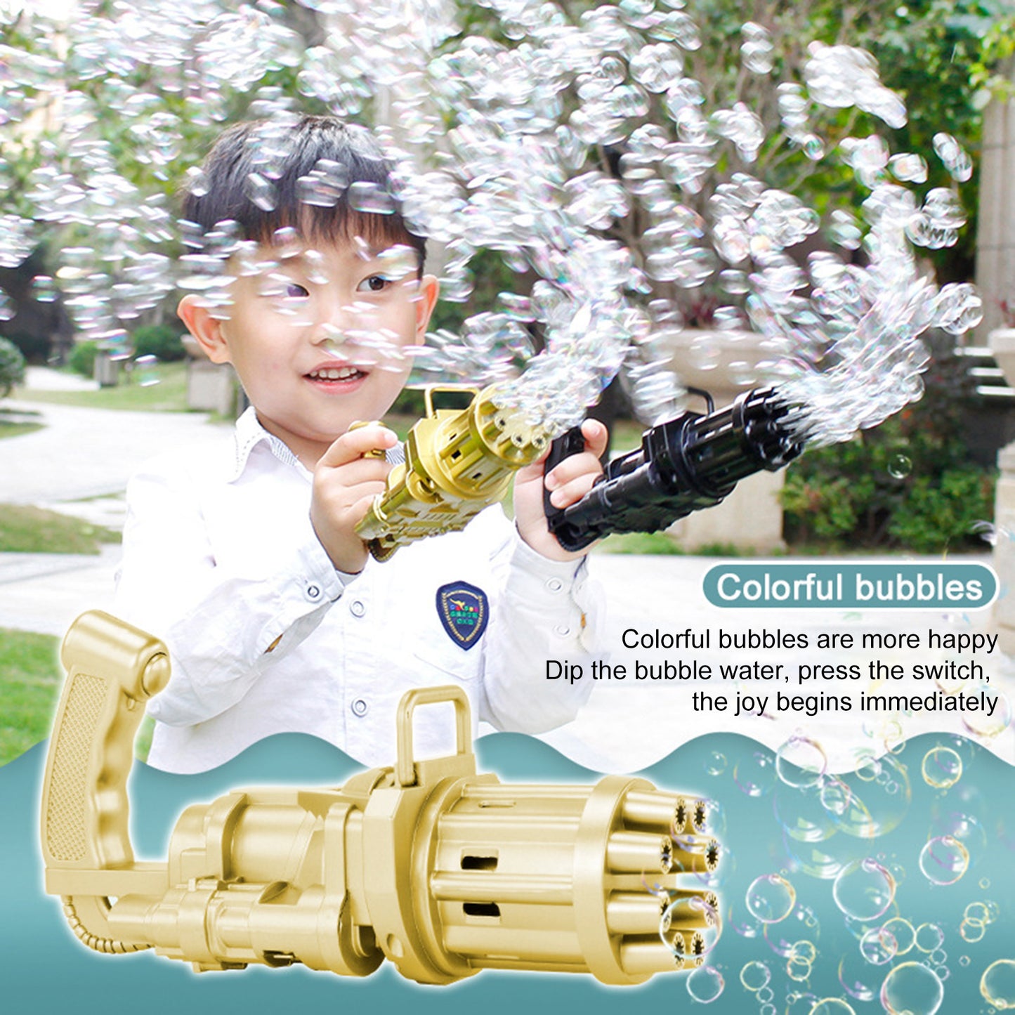 Kids Toy Bath Toys Bubble Gum Machine Toys For Kids Plastic Machine Gun Toy