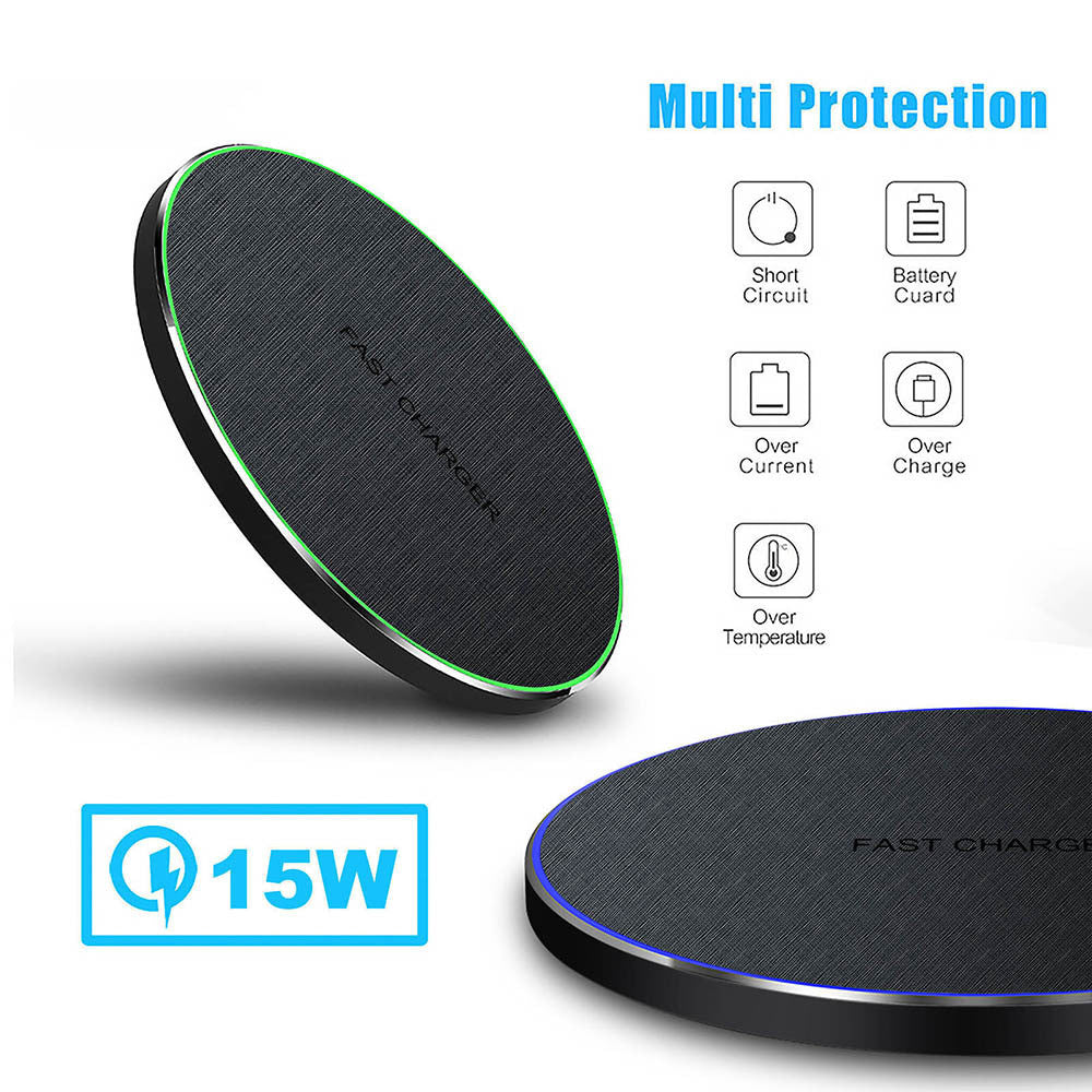 Fdgao 15W Fast Wireless Charger Disc