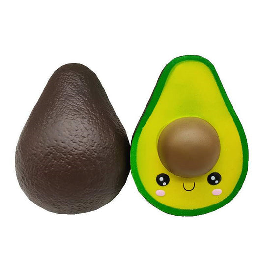 Factory Direct Sales PU Slow Rebound Simulation Fruit Avocado Squeeze Squeeze Children's Vent Toy