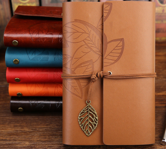 Loose leaf vintage leaf notepad