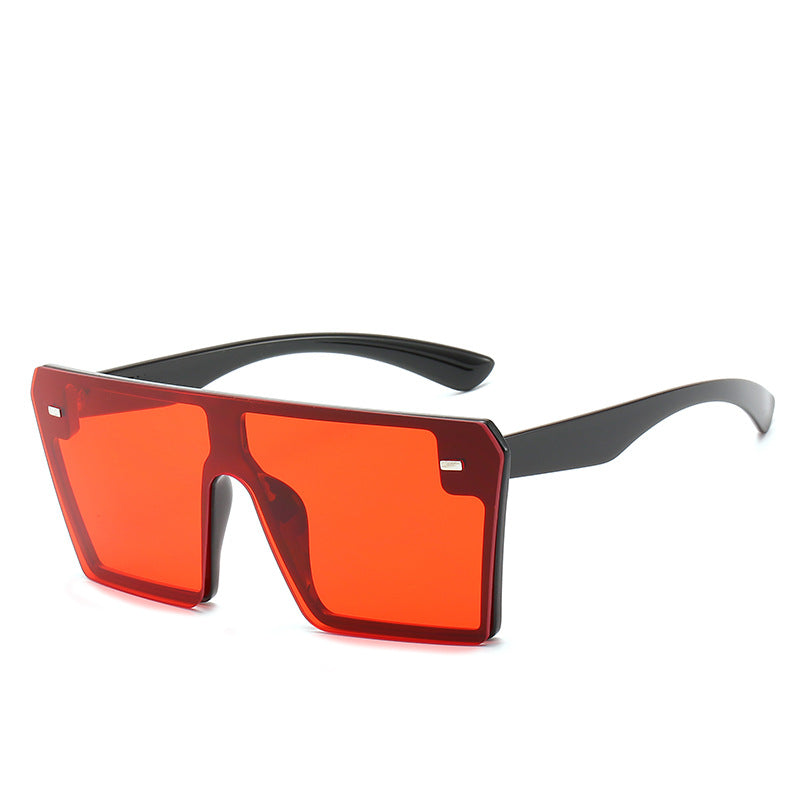 Siamese gradient studded sunglasses