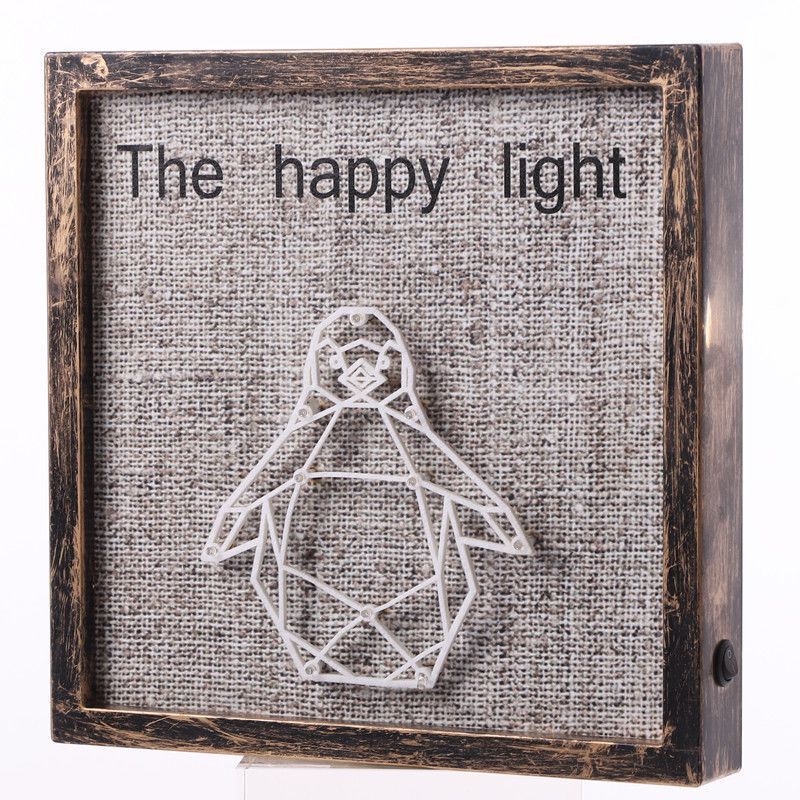 Explosion Style Retro Photo Frame Lamp Romantic Bedroom Decoration