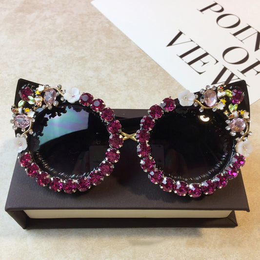 New Personality Trendy Exaggerated Cat-Eye Sunglasses