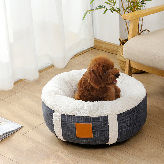 Winter Super Soft Warm Pet Bed Lamb Wool Kennel