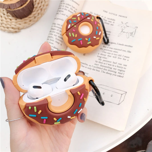 Compatible with Apple, Donuts  Case  Airpods Pro Silicorn