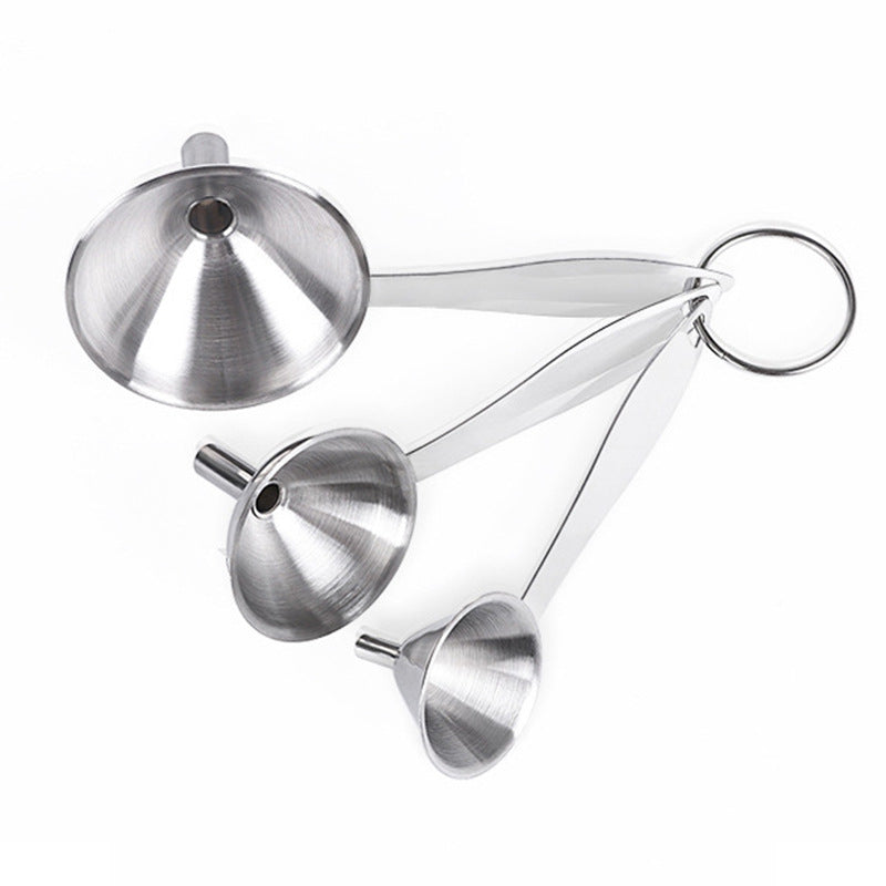 Stainless Steel Funnel Three Piece Mini Funnel