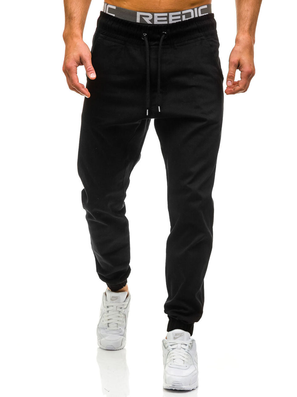 Men Trousers Drawstring Pants Harem Pants Mens Joggers Solid Pants