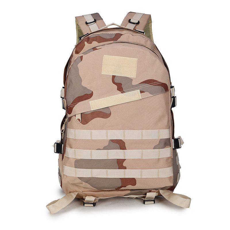 Camouflage camouflage multi function double shoulder bag waterproof Oxford cloth mountaineering bag 3D tactical movement outdoor Bag Backpack