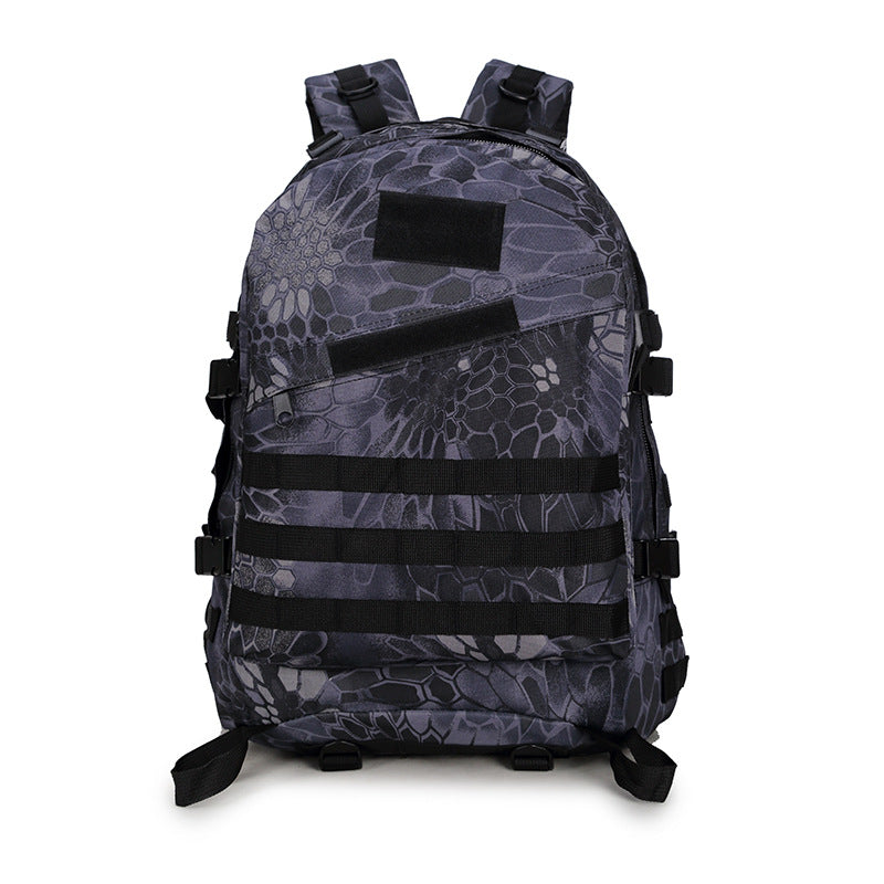 Camouflage camouflage multi function double shoulder bag waterproof Oxford cloth mountaineering bag 3D tactical movement outdoor Bag Backpack