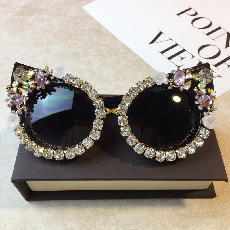 New Personality Trendy Exaggerated Cat-Eye Sunglasses