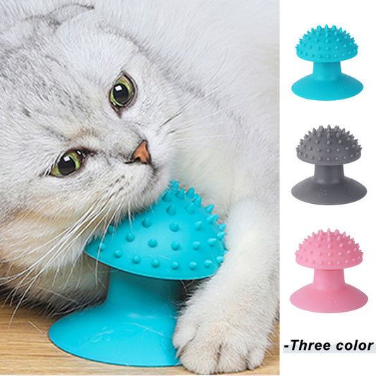 Pet Cat Sucker Rubbing Hair Massager Cat Scratching Scratching Rubbing Device