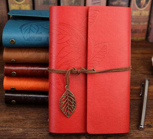 Loose leaf vintage leaf notepad