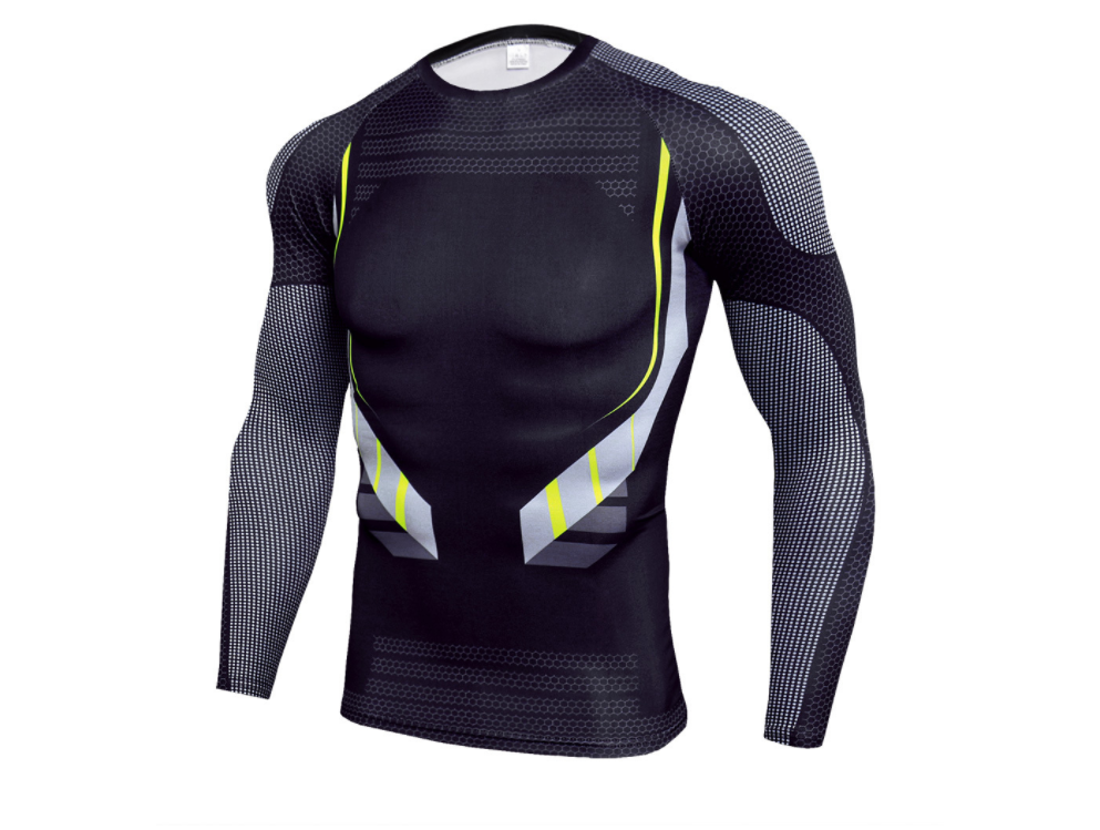 Men's Stretch Outdoor Leisure Running Training Suit