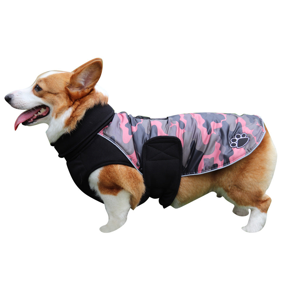 Knitted reversible pet clothes