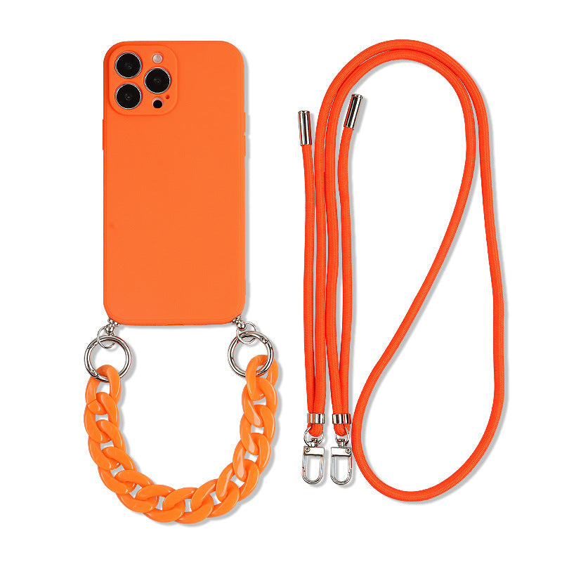 Lanyard Diagonal Double Lanyard Suitable Mobile Phone Case