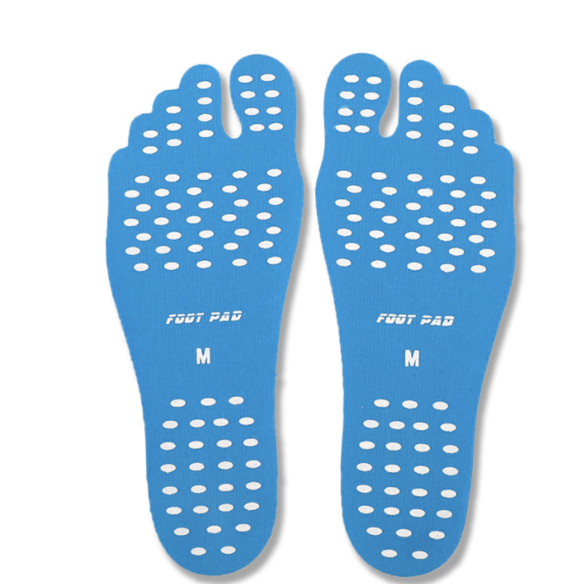 Beach Shoe Invisible Sticker Adhesive Beach Insoles Beach Pads SolesElastic Flexible Pool Barefoot Anti-slip Pads Men Women