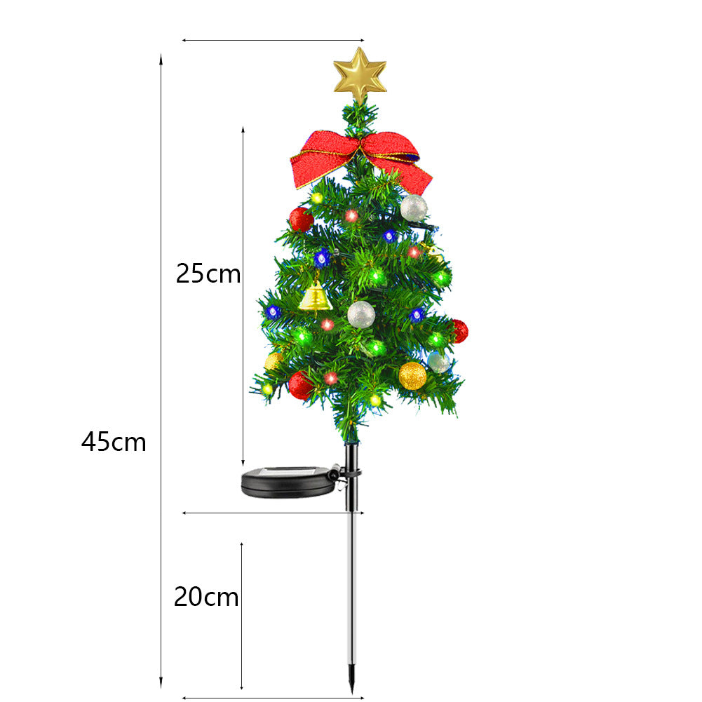 Outdoor Solar Christmas Tree Only Ground Lighting Festival