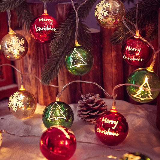 Snow Pentagram String Lights Ornaments