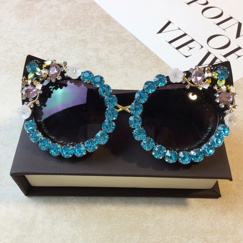 New Personality Trendy Exaggerated Cat-Eye Sunglasses