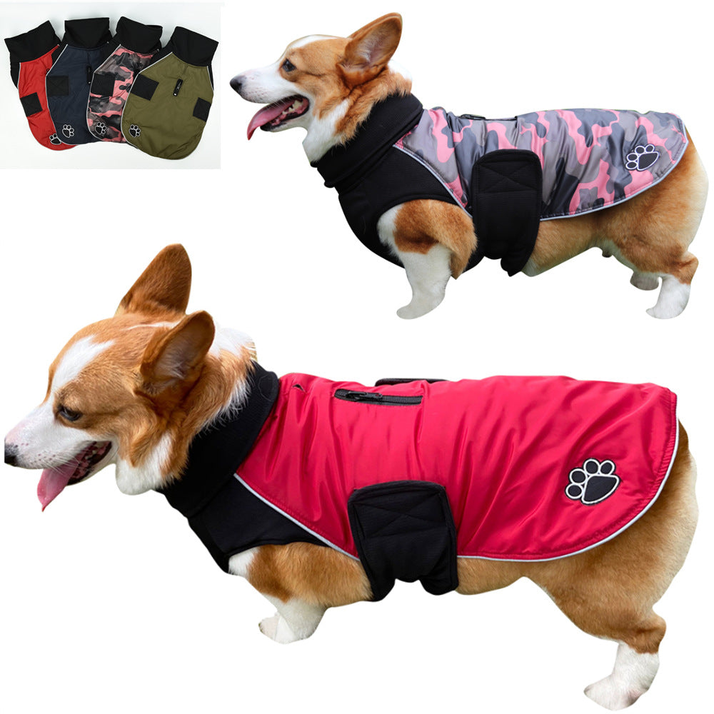 Knitted reversible pet clothes