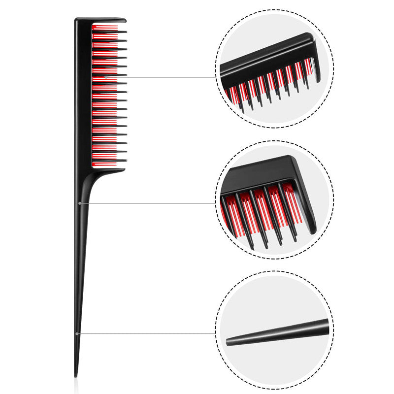 Fluffy Picking Partition Plate Hair Coloring Comb