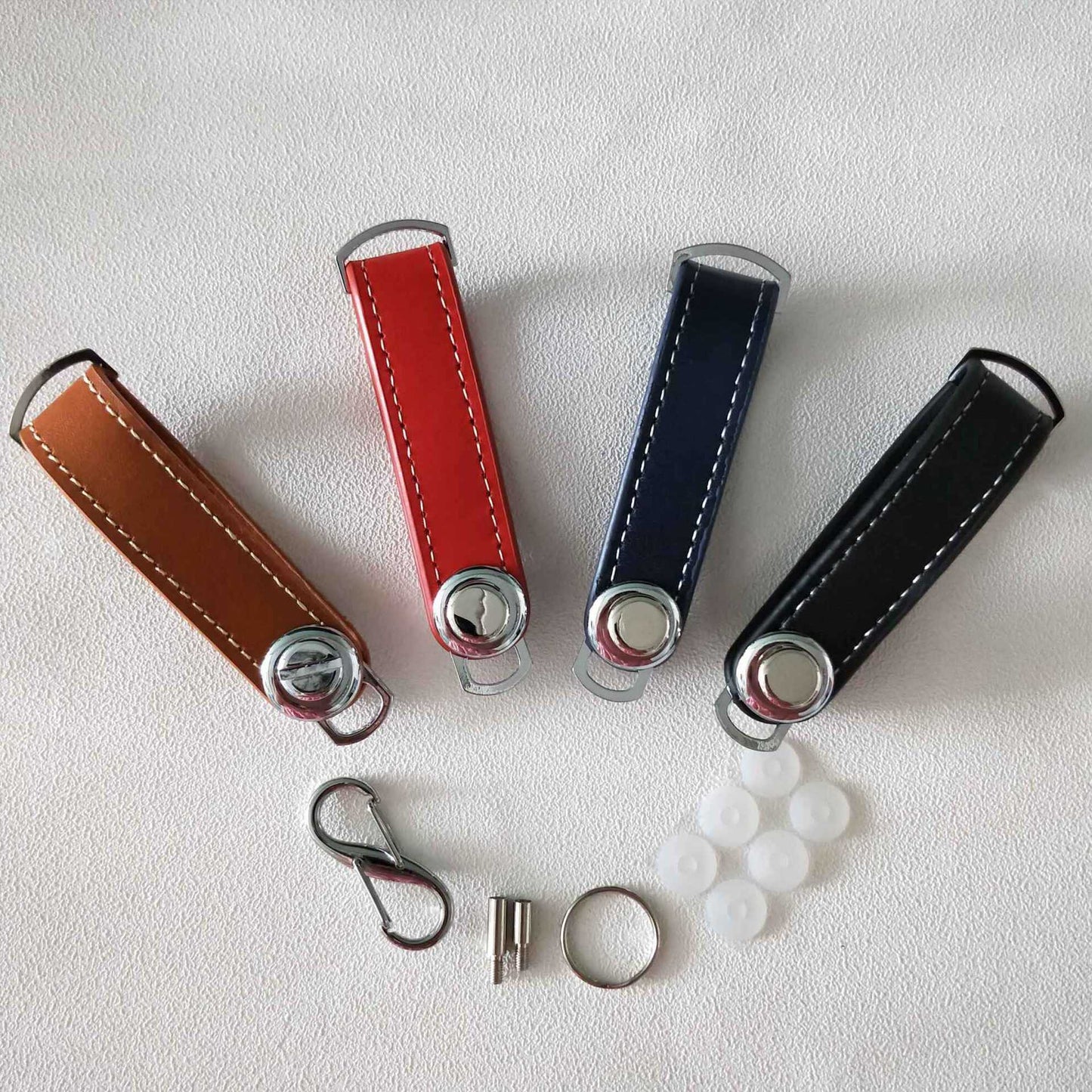 Multifunctional stainless steel key ring