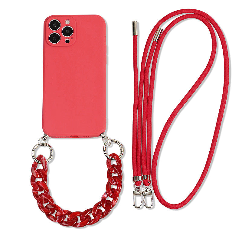 Lanyard Diagonal Double Lanyard Suitable Mobile Phone Case