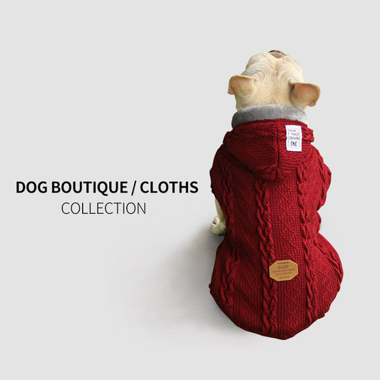 Wool plus fleece pet clothing