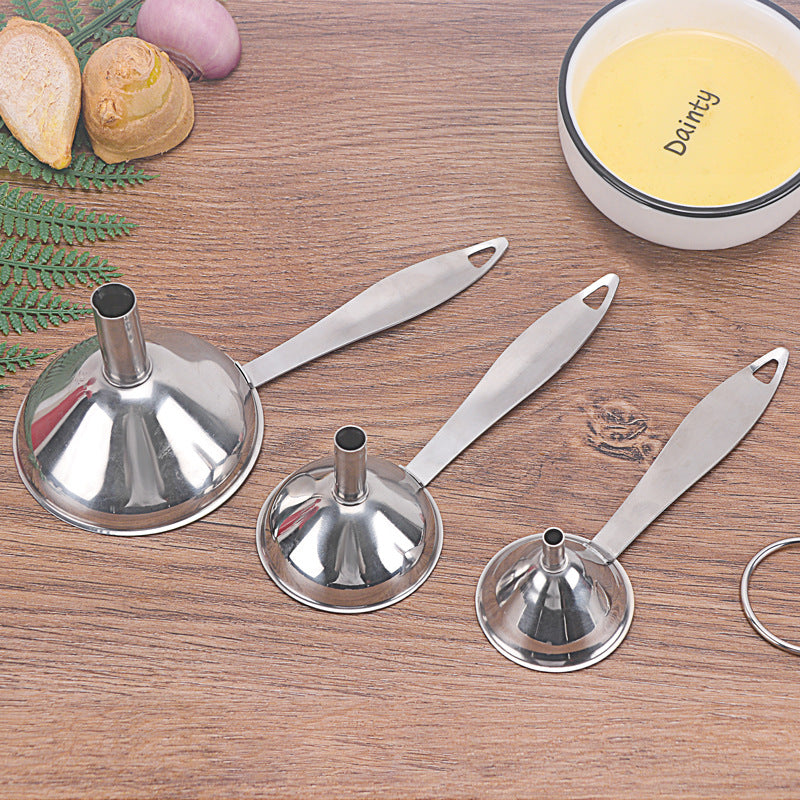 Stainless Steel Funnel Three Piece Mini Funnel