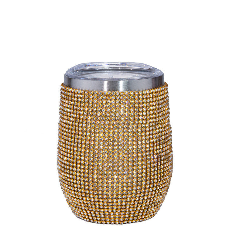 Stainless Steel Shiny Diamond Cup