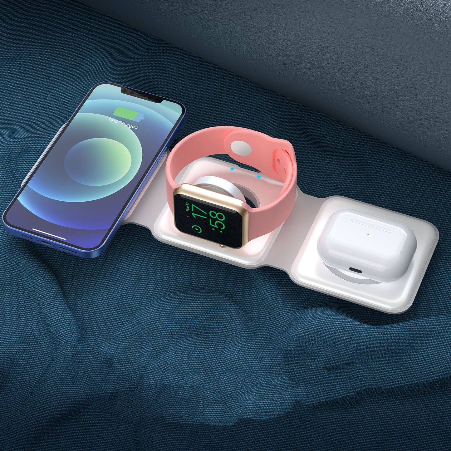 Three-in-one Wireless Charger Magnetic Wireless Charger Mobile Phone Watch