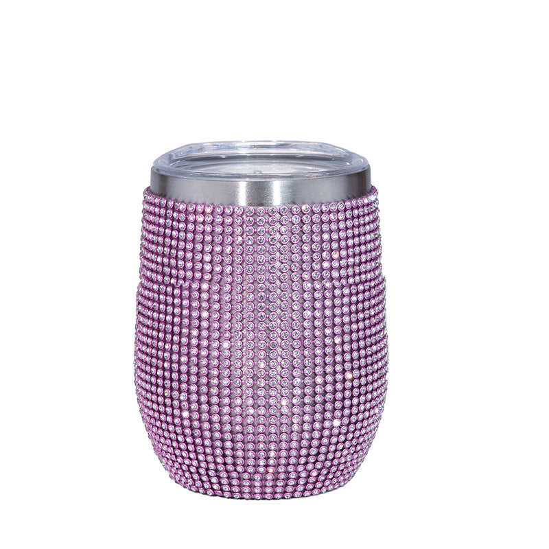 Stainless Steel Shiny Diamond Cup