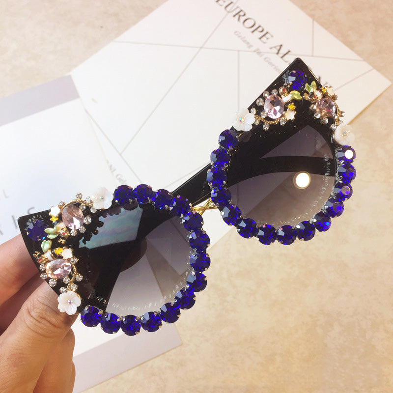 New Personality Trendy Exaggerated Cat-Eye Sunglasses