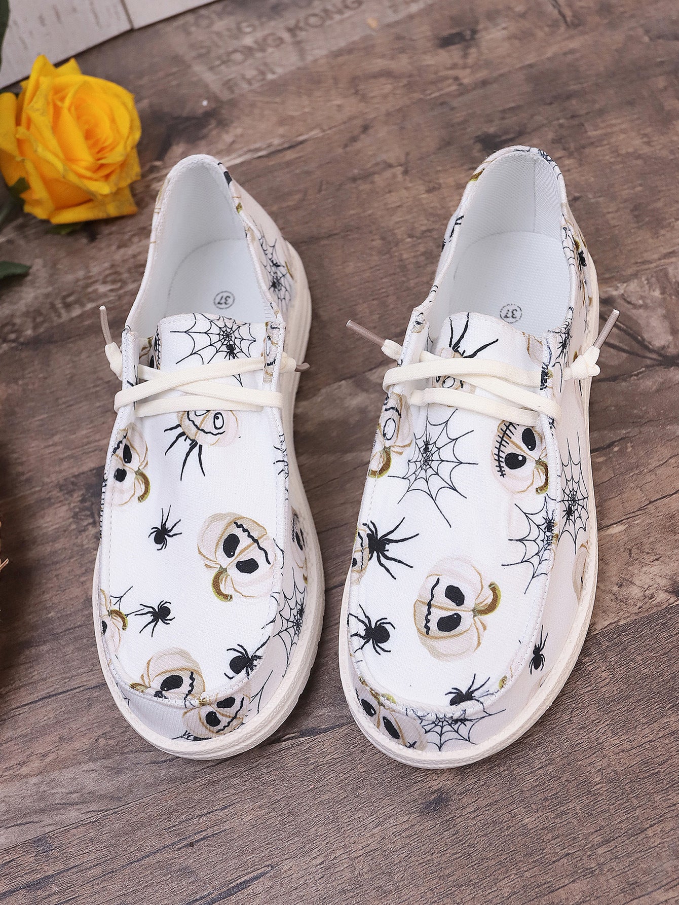 Women's Fashion Casual Printing Canvas Shoes