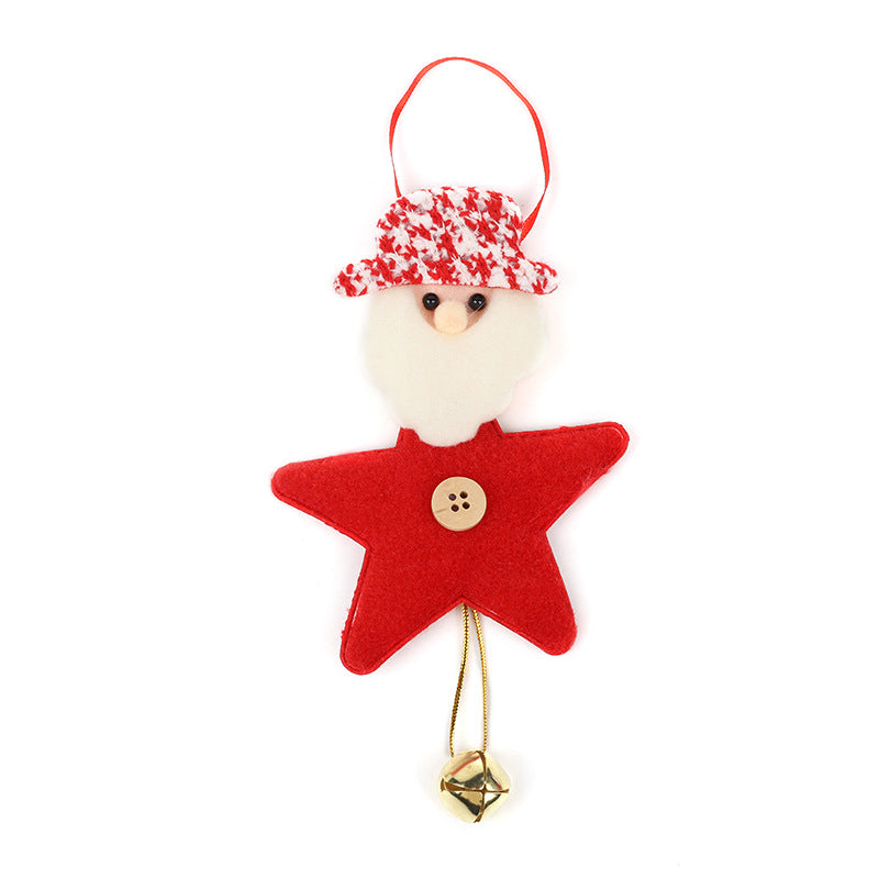 Christmas Hanging Santa Claus Bell Ornaments Decoration