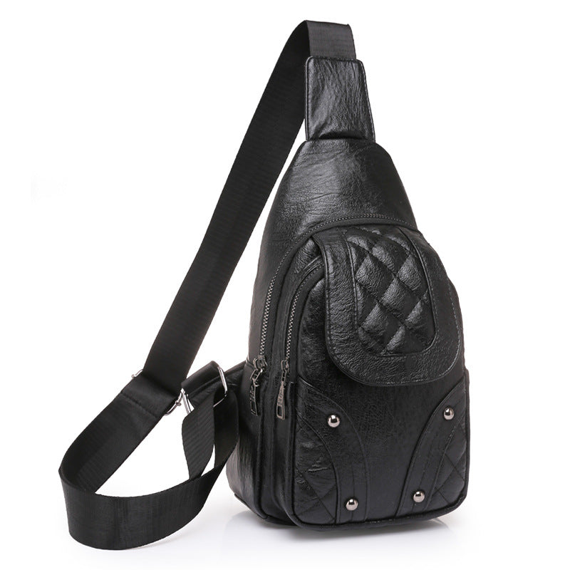 Women's Fashionable Leather Messenger Bag