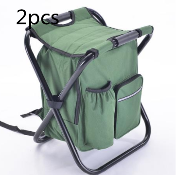 Multifunction Outdoor Folding Chair Ice Cooler Picnic Bags Camping Fishing Stool Backpacking Hunting Rest Chair