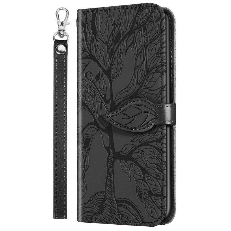 Lucky Tree Embossed Leather Case Phone Case Protective Cover