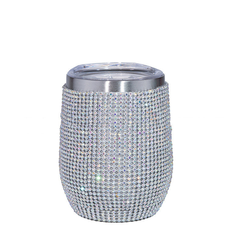 Stainless Steel Shiny Diamond Cup