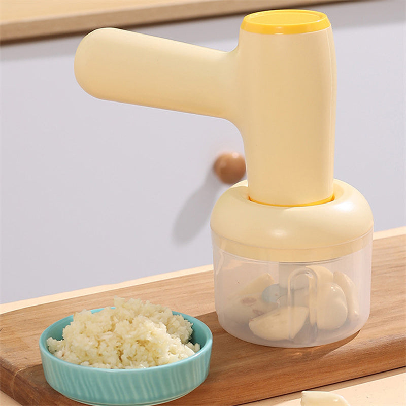 2 In 1 Electric Garlic Chopper USB Rechargeable Vegetable Chili Meat Ginger Masher Handheld Multipurpose Kitchen Gadgets